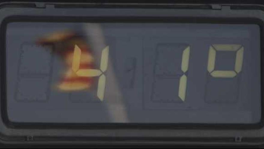 Un termómetro en la ciudad de Valencia.
