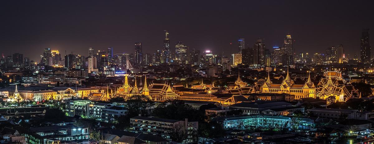 Palacio real de Bangkok, en Tailandia.