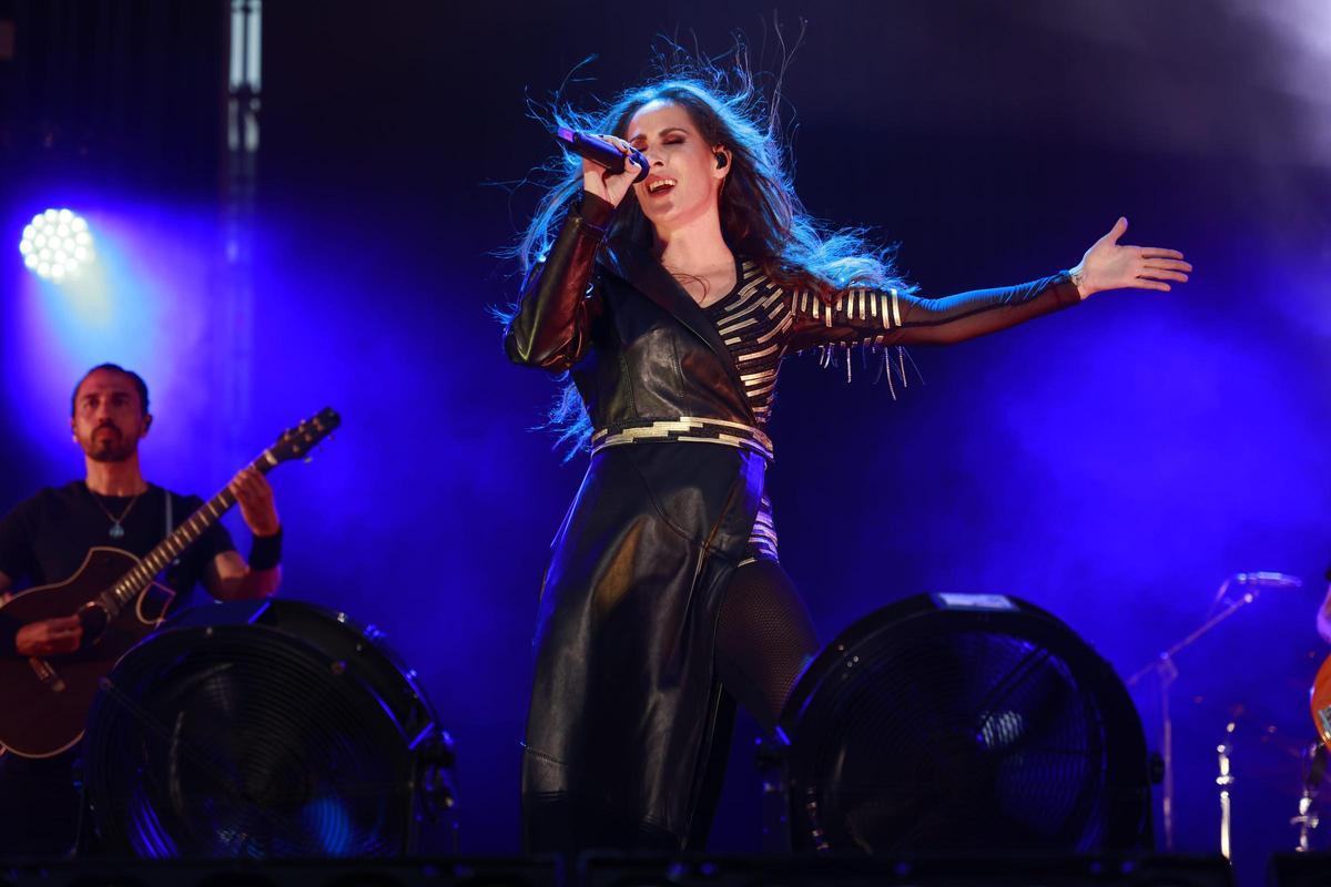 Concierto de Malu en el Estadio ciudad de Valencia