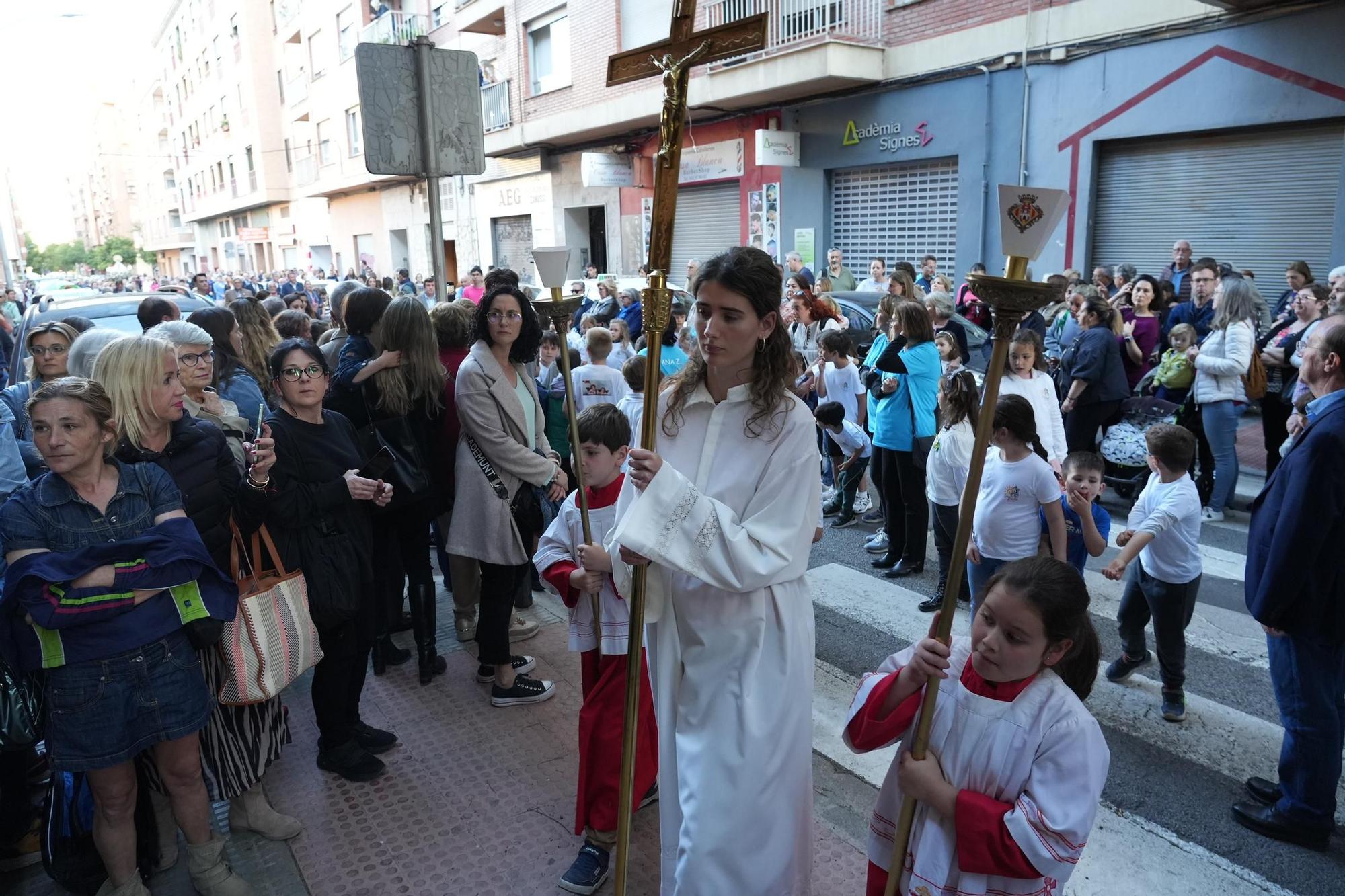 Traslado de la Virgen del Lledo a la parroquia Santa Joaquina de Vedruna de Castelló