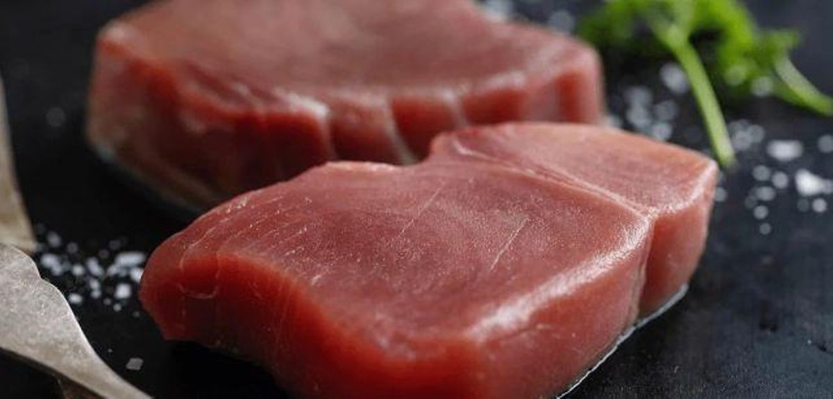 Rodajas de atún algunas con presencia de mercurio.