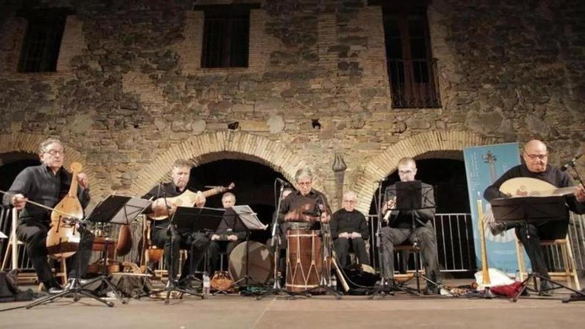 Una actuación celebrada en una pasada edición del Festival Internacional en el Camino de Santiago.