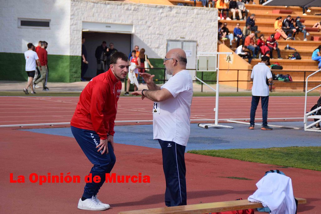 Regional absoluto y sub-23 de atletismo en Lorca (I)