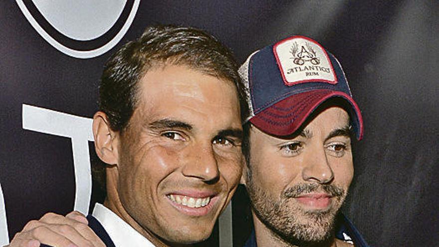 Nadal e Iglesias, ayer. // Efe