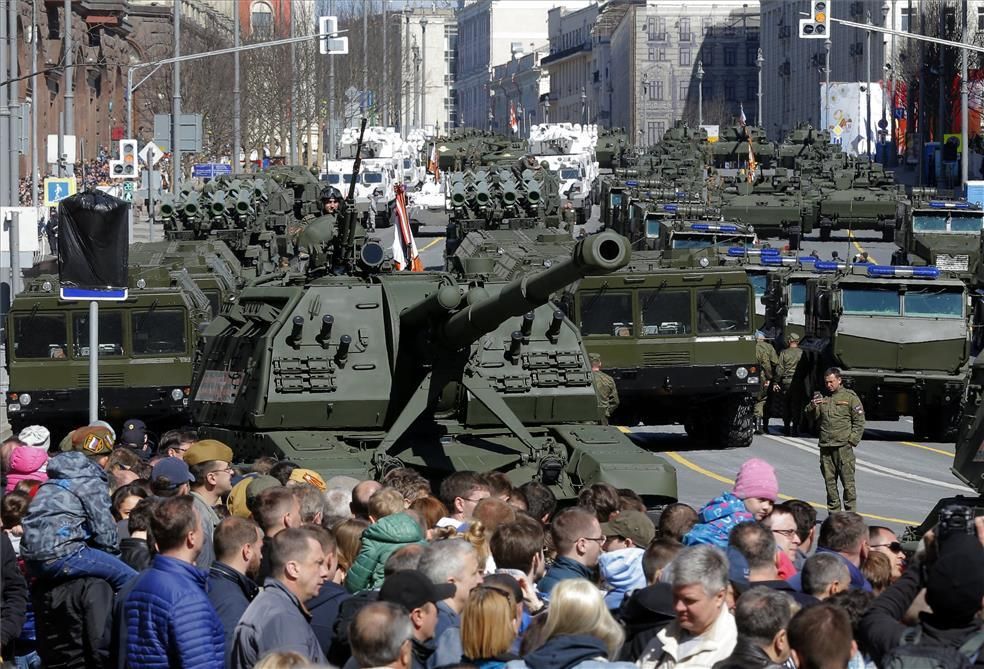 Fotogalería / Desfile militar en Rusia