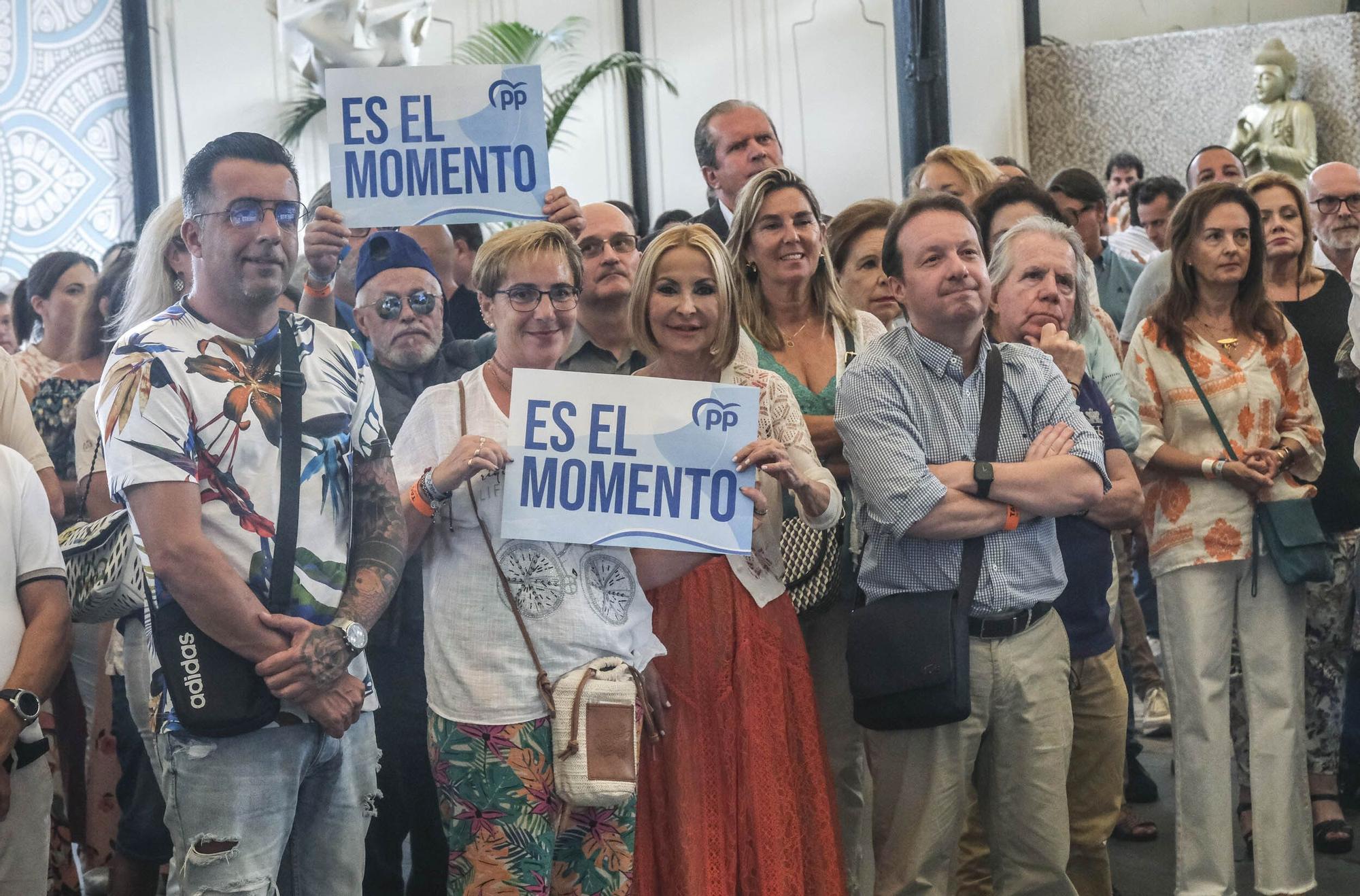 Cierre de campaña de las elecciones generales de los candidatos del PP por la provincia de Las Palmas