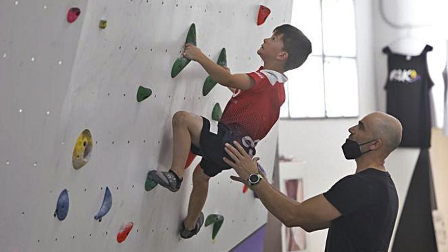 Un lugar para colgarse de la escalada