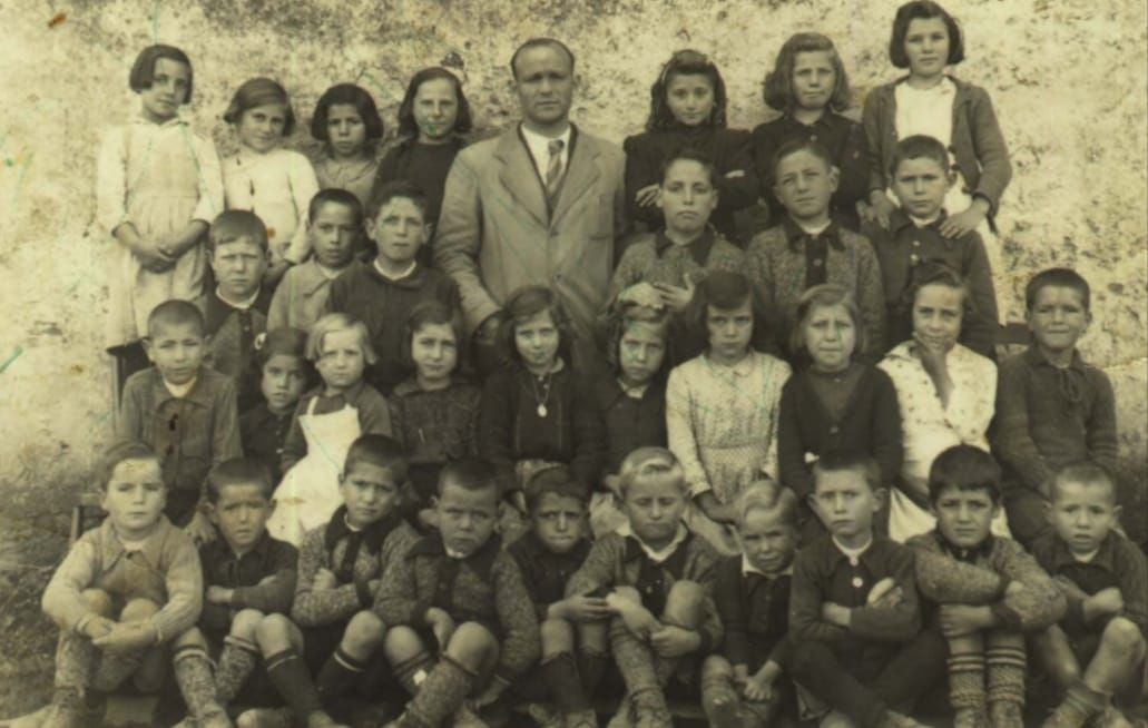 Escolares de Ceadea en 1938