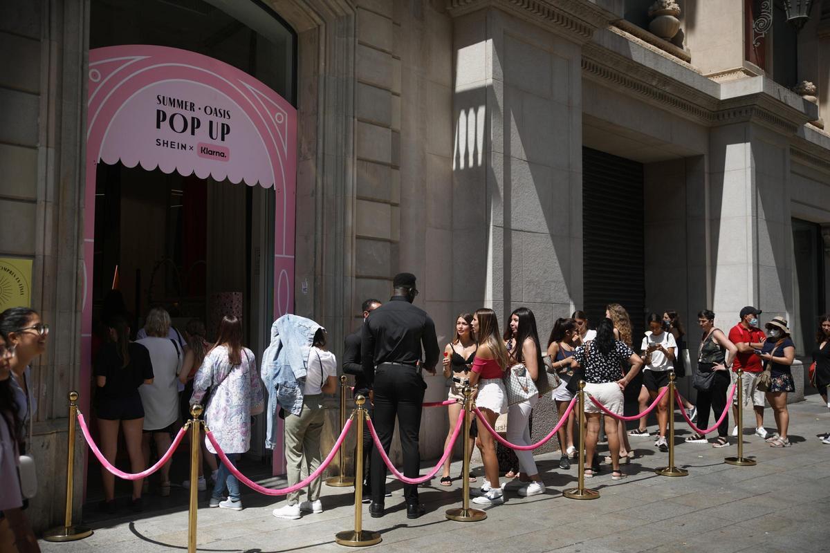 Tienda de Shein que abrió en 2022 en Barcelona Tienda de Shein que abrió en 2022 en Barcelona