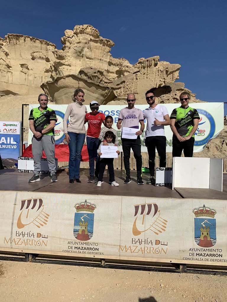 Todas las imágenes del cross por las calas de Bolnuevo, en Mazarrón