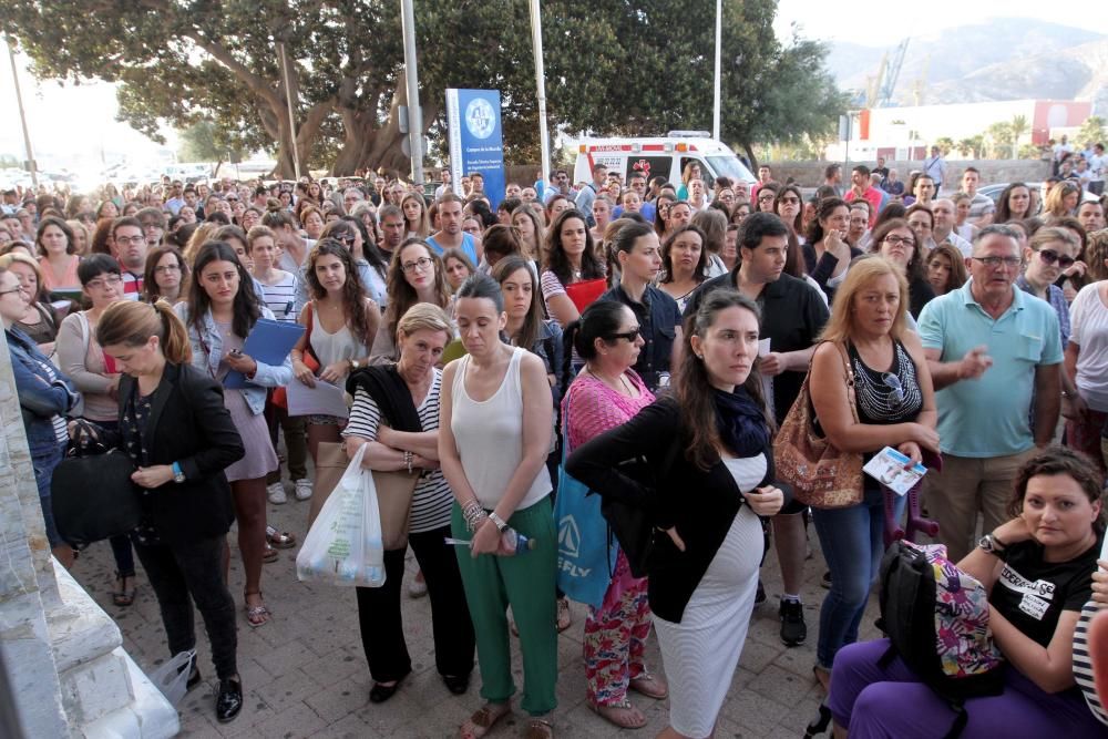 Aspirantes en uno de los tribunales de Cartagena