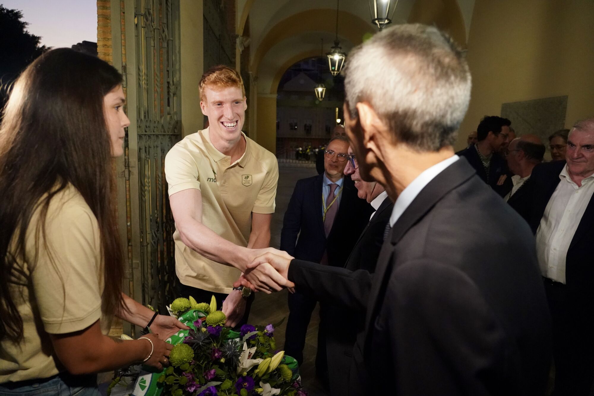 El Unicaja visita el Santuario de Nuestra Señora de la Victoria