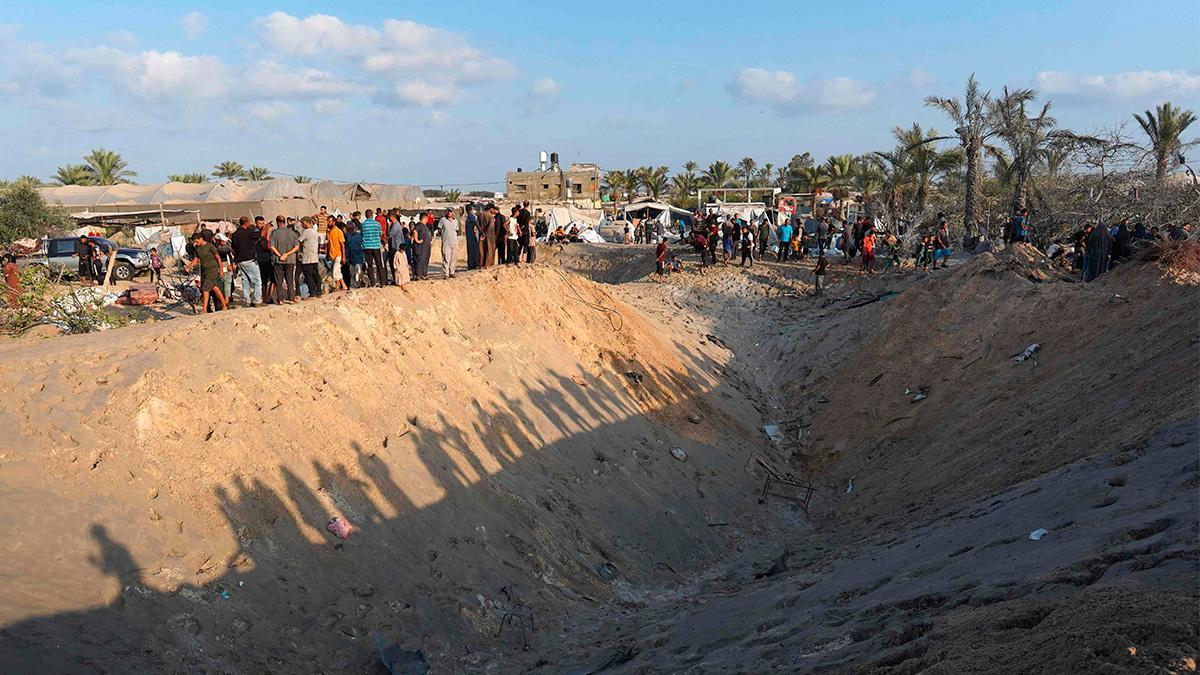 Un bombardeo israelí en la Franja de Gaza deja al menos 40 palestinos muertos en zona humanitaria