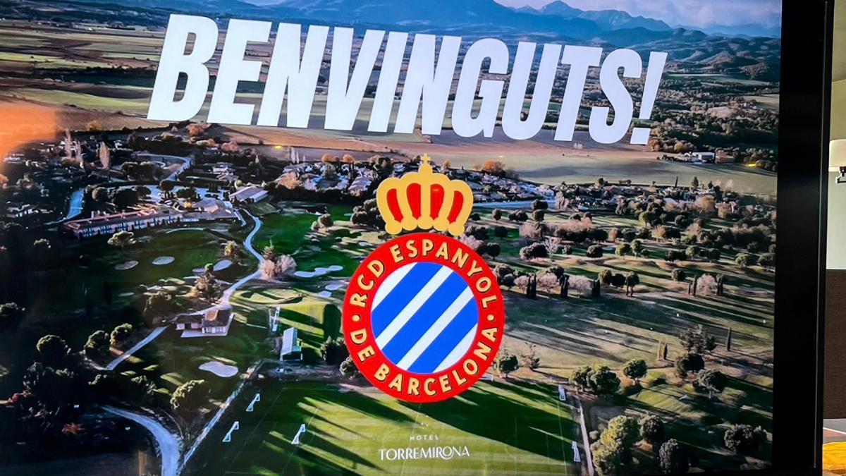 El Espanyol inicia su concentración en Navata, concretamente en el Hotel TorreMirona Golf & Spa
