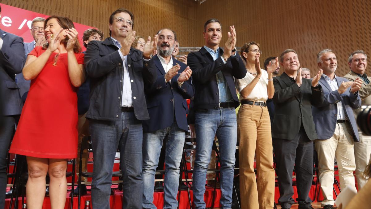 El PSOE celebra la reunión de su Consejo Político Federal en Zaragoza.