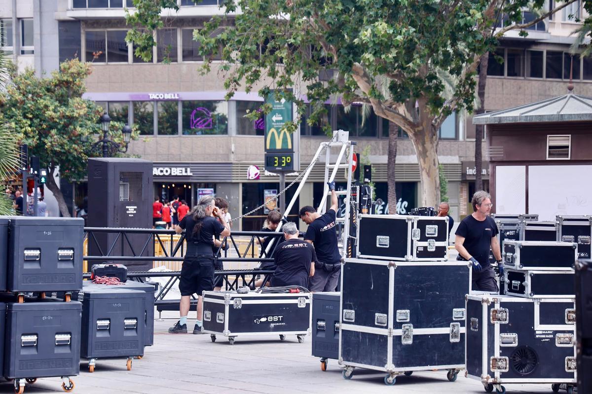 València se prepara para la final del Mundial València se prepara para la final del Mundial