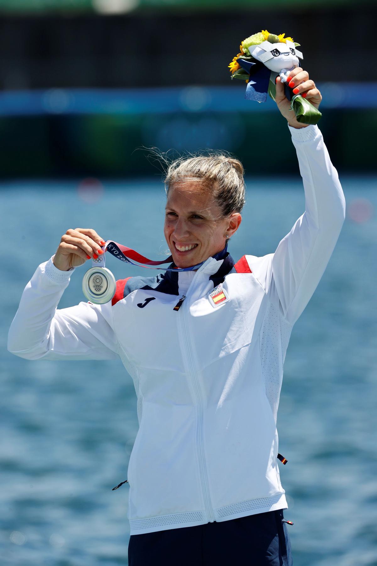 Teresa Portela alcanza la medalla de plata en el K1 200 Teresa Portela alcanza la medalla de plata en el K1 200