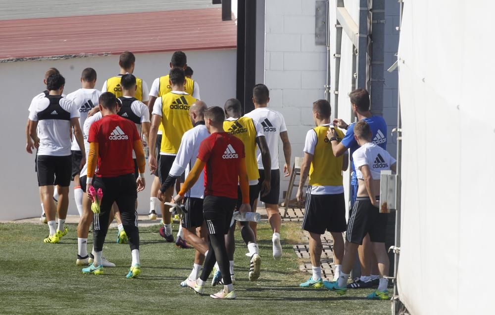 Las mejores imágenes del entrenamiento del Valencia CF