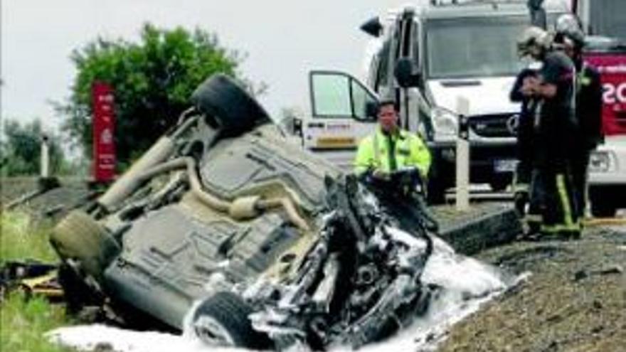 El diestro Miguel Angel Perera sale ileso de un accidente