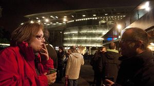 El primer partit sense tabac al Camp Nou.