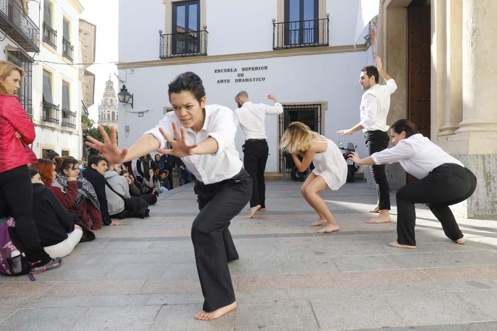 Jornada reivindicativa contra la violencia hacia las mujeres en Córdoba .