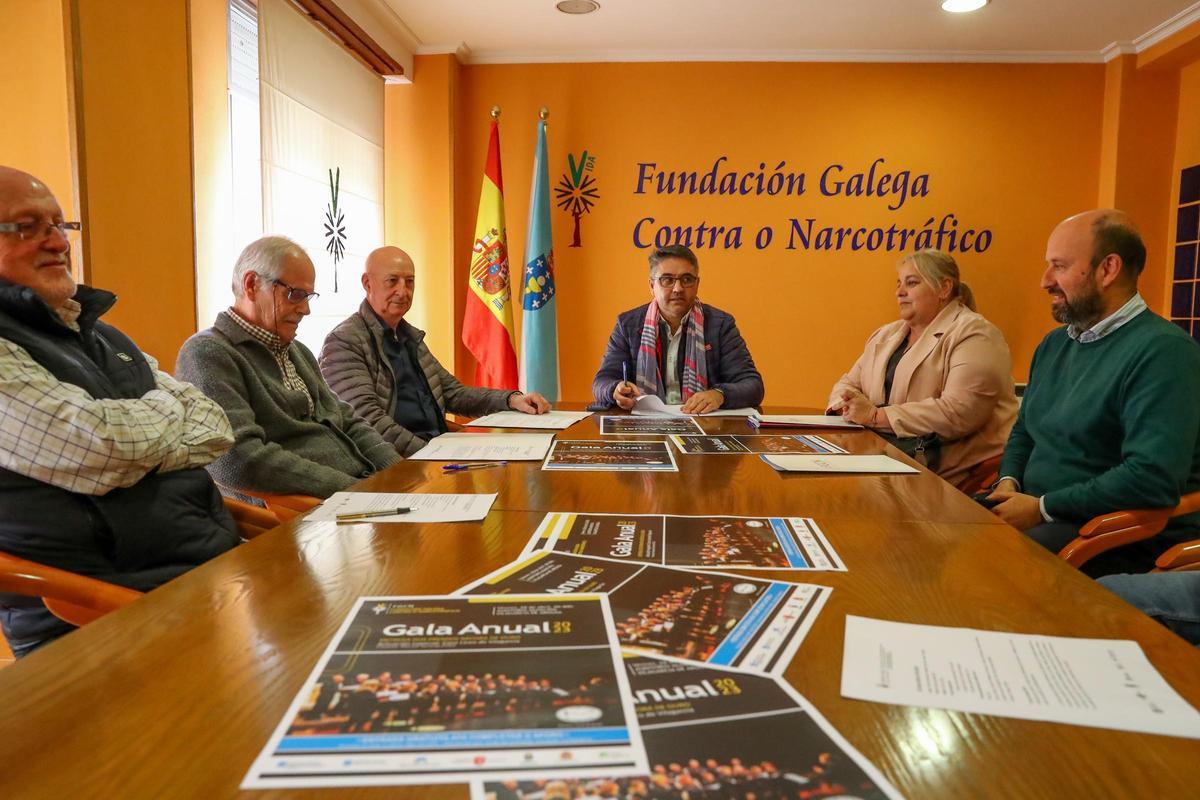 Miembros de la fundación en una comparencia anterior.