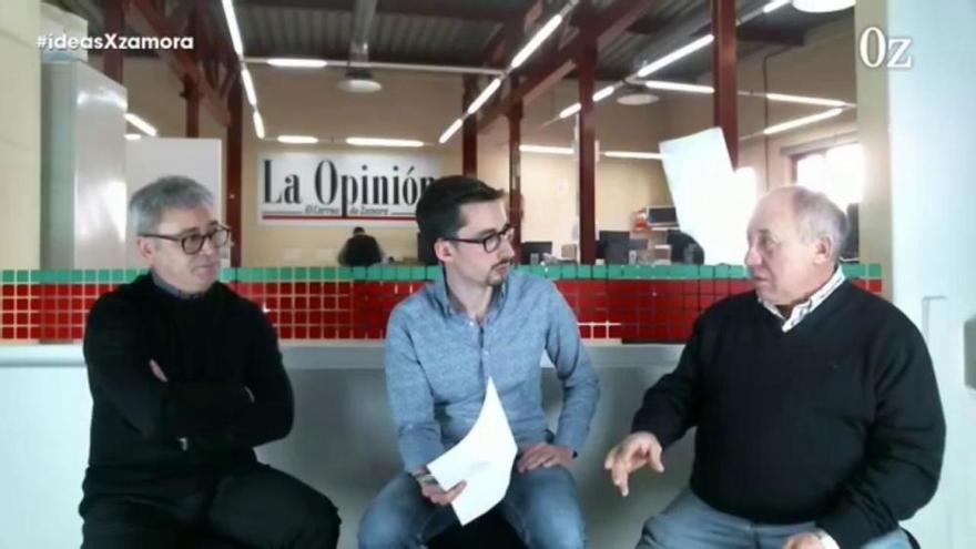 Félix Vicente Pastor y Benjamín Fernández Anta hablan de la situación del ovino