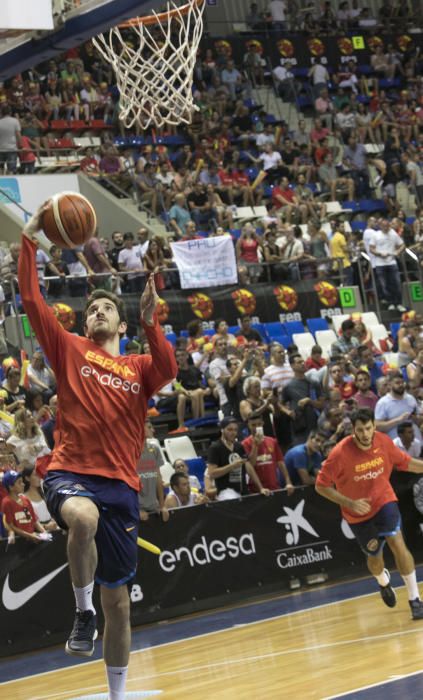 08/08/2017 deportes  partido entre la selección española  de Baloncesto contra Tunez