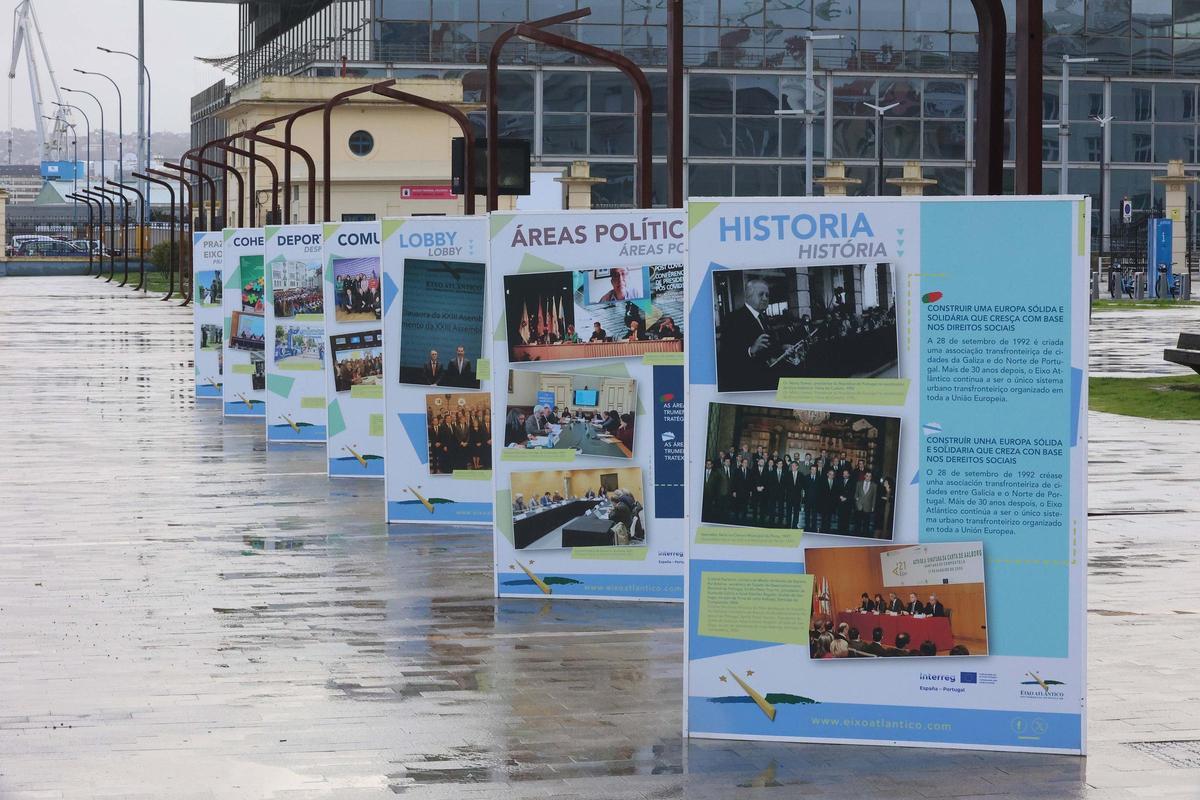 Los 34 años del Eixo Atlántico, en exposición en A Coruña