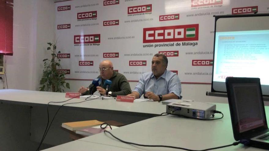 CCOO denuncia la pérdida de empleo sanitario en Málaga