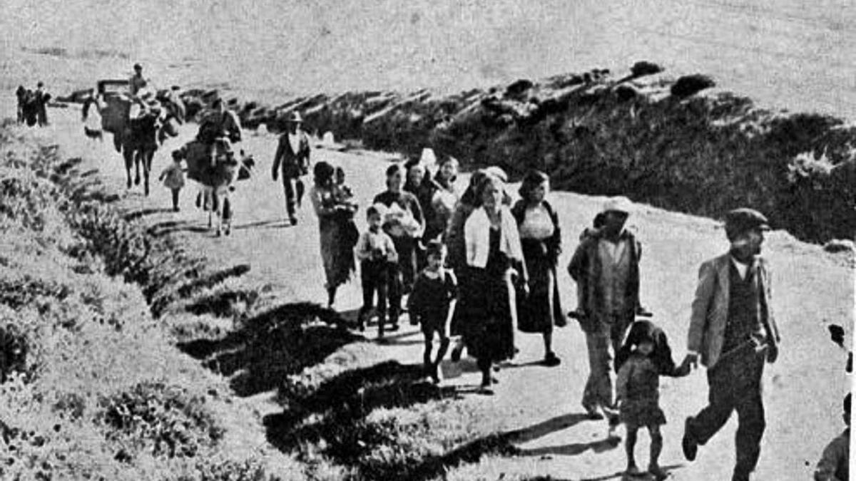Imagen de febrero de 1937 de ‘La Desbandá’.