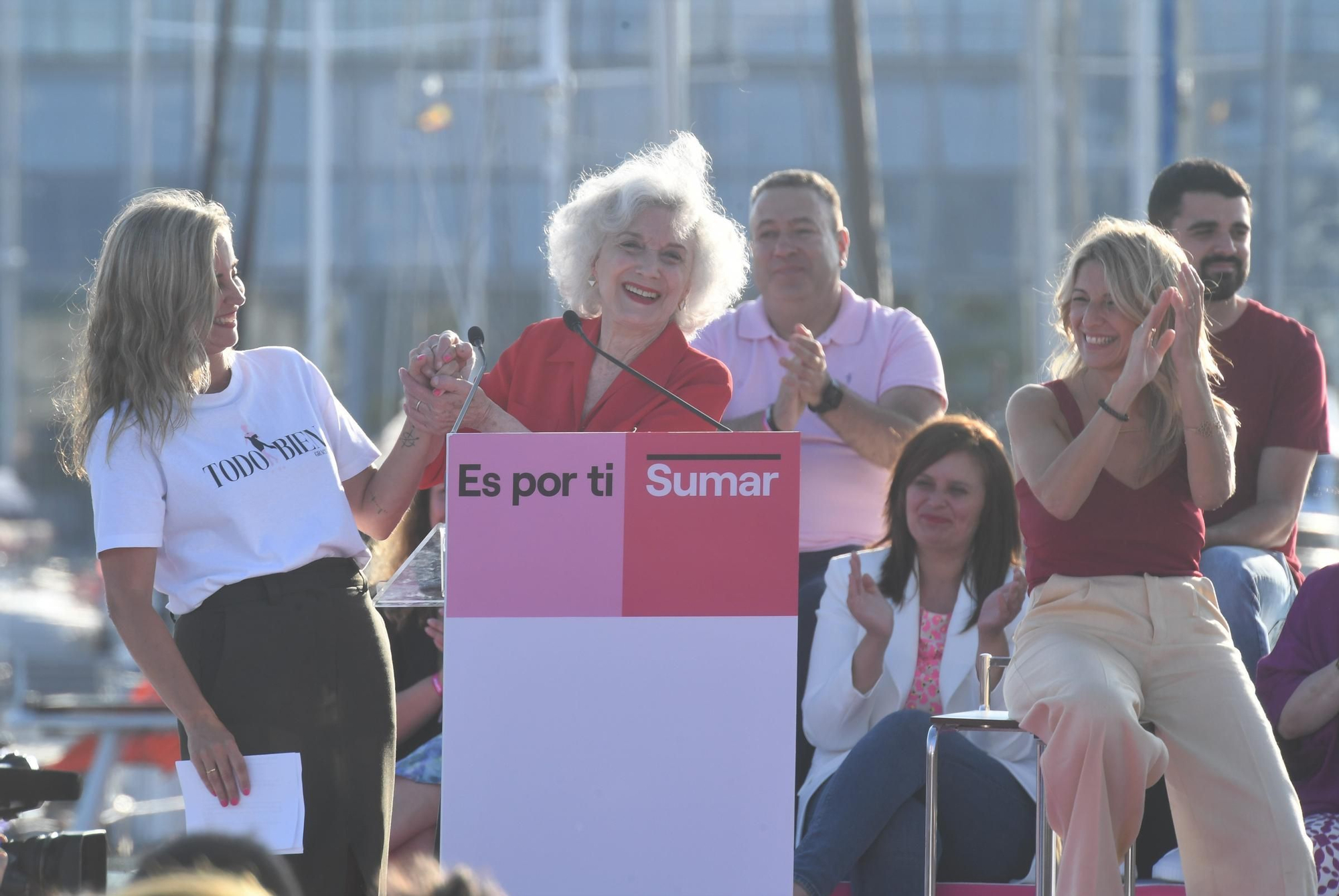 Yolanda Díaz abre campaña en A Coruña