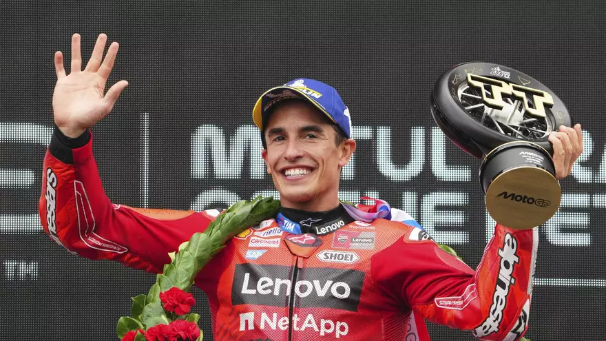 Marc Márquez, sobre su dura doble caída en Assen: "Como si me hubiesen cortado la mano"