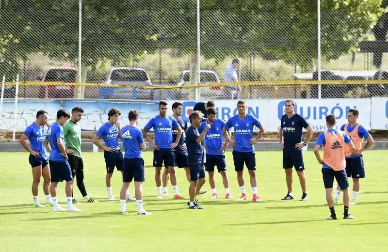 Primer entrenamiento del Real Zaragoza