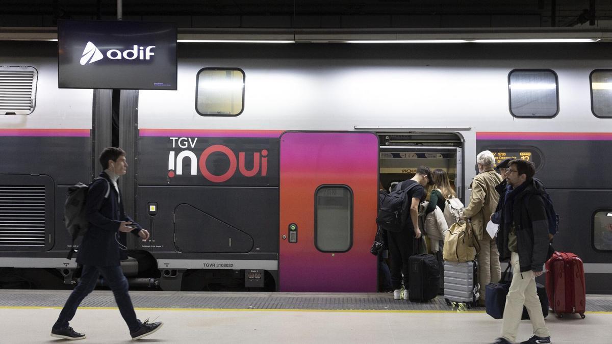 Tren de alta velocidad de Inoui.