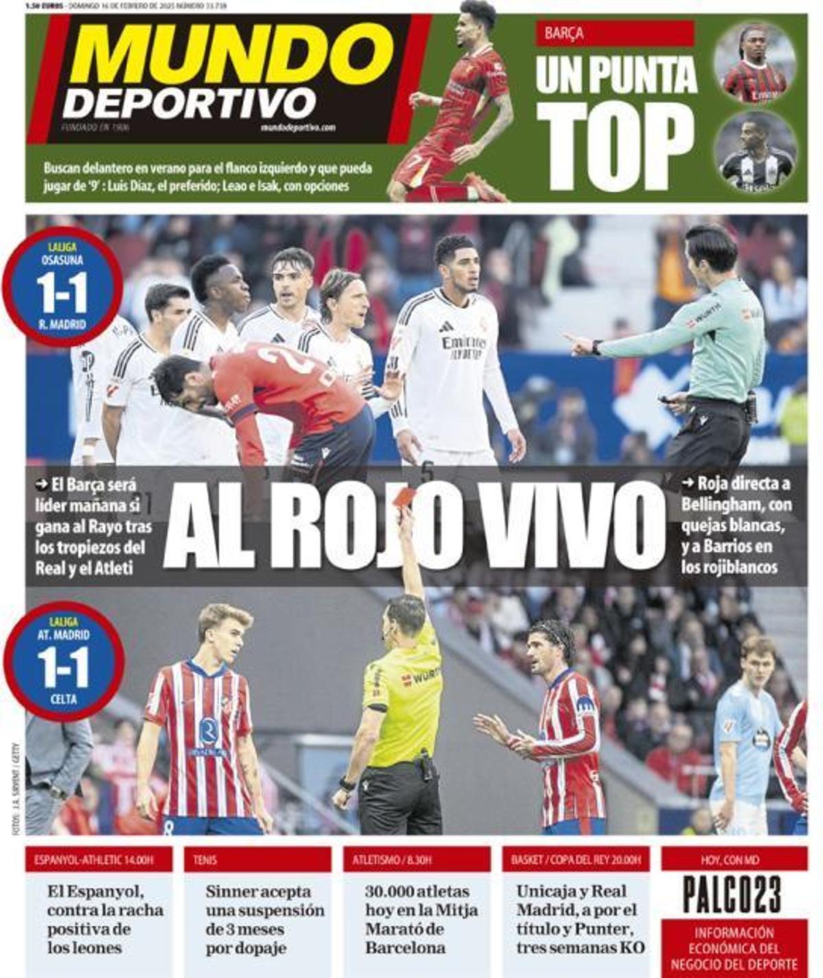Las portadas de la prensa deportiva de hoy