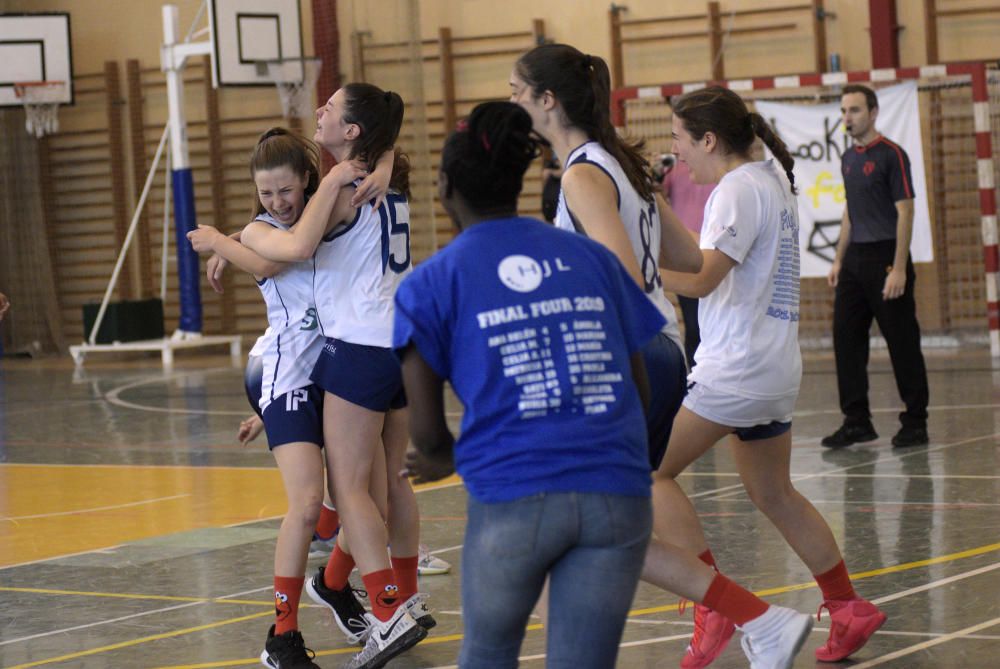 Susto en la final cadete femenina de baloncesto