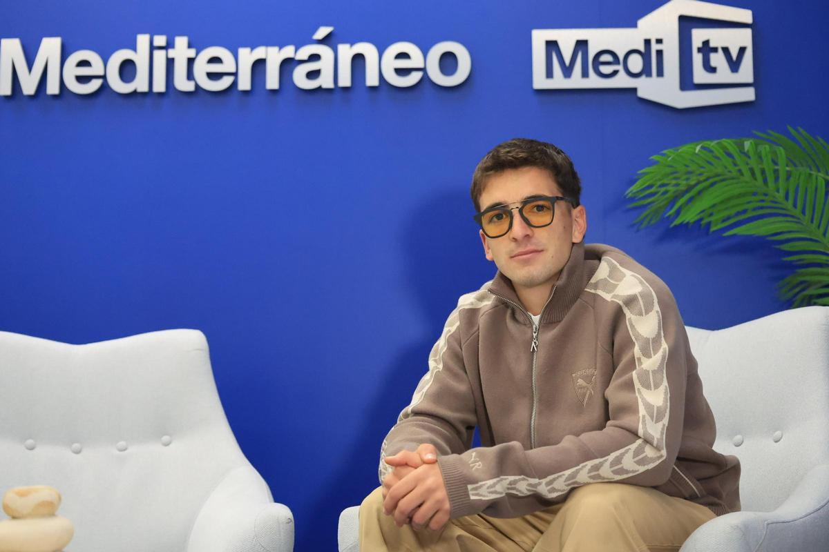 Álex Calatrava, en las instalaciones del periódico Mediterráneo.