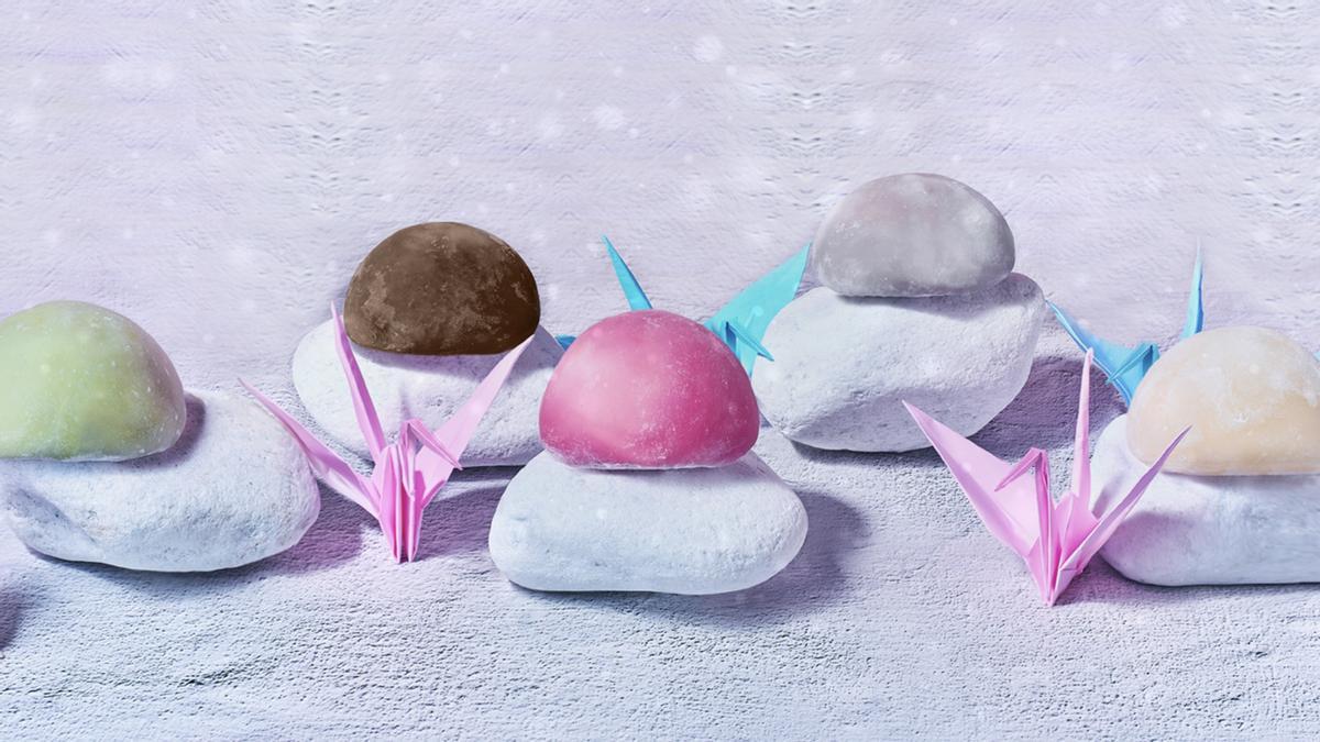 Los 'mochis' de Panda Patisserie.