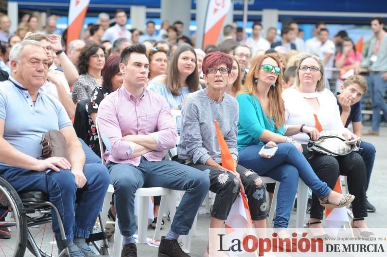 Albert Rivera, líder de Ciudadanos, en Murcia