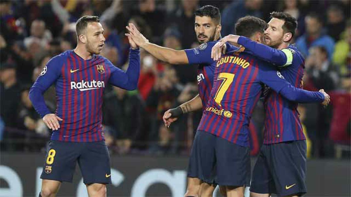 Semedo, Arthur y Coutinho, titulares ante el Espanyol