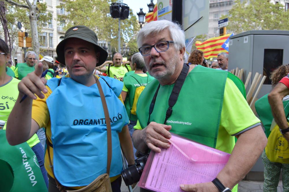 Berguedans a la concentració de la Diada