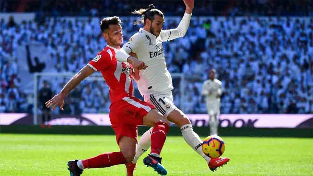 Alcalá, en el duelo ante el Real Madrid