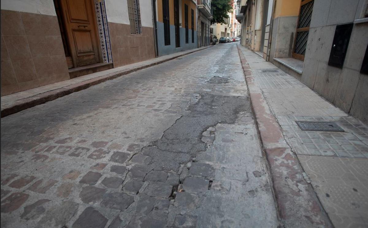 Calle del Remei en Sagunt.