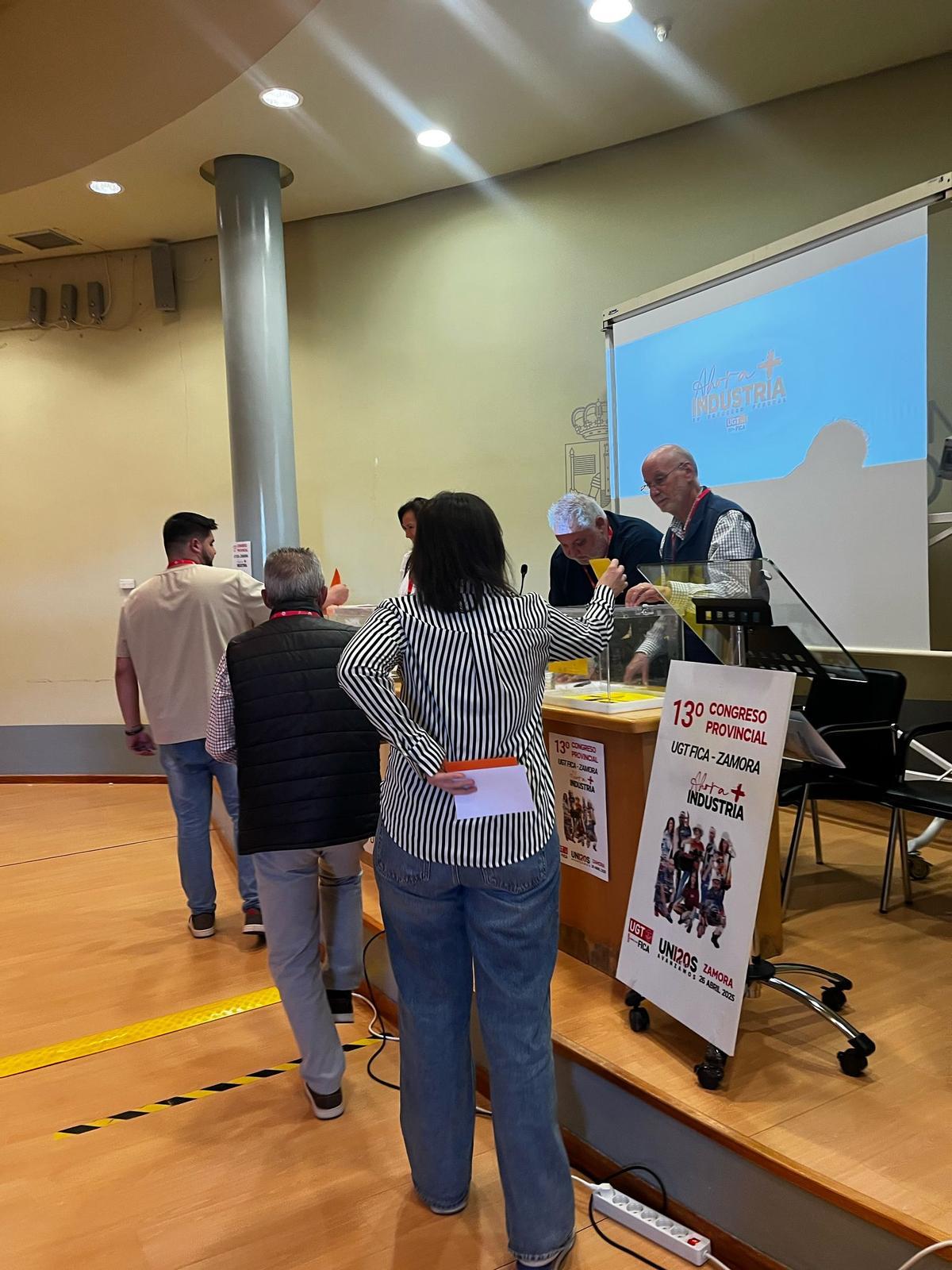 Votaciones para la nueva ejecutiva de la Federación de Industria, Construcción y Agro de UGT Zamora
