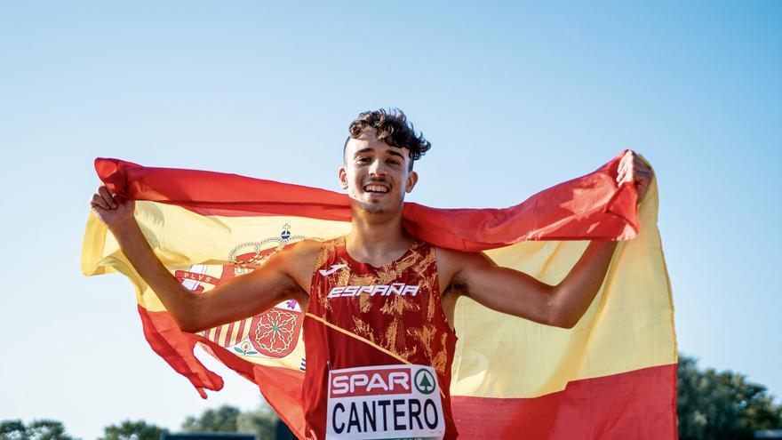 David Cantero, plata en la cuarta carrera de su vida