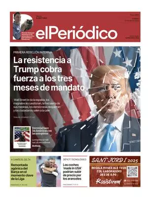 La portada de EL PERIÓDICO del 20 de abril de 2025