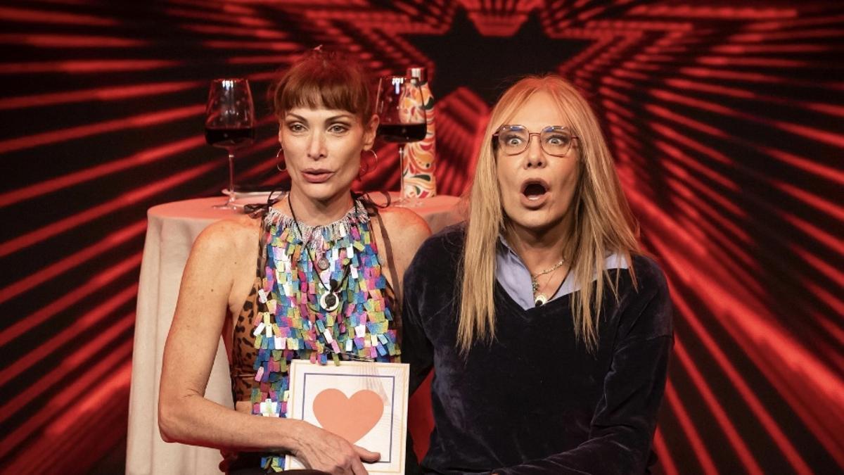 Belén Rodríguez, junto a Cristina Piaget, al conocer su expulsión de 'GH Dúo'.