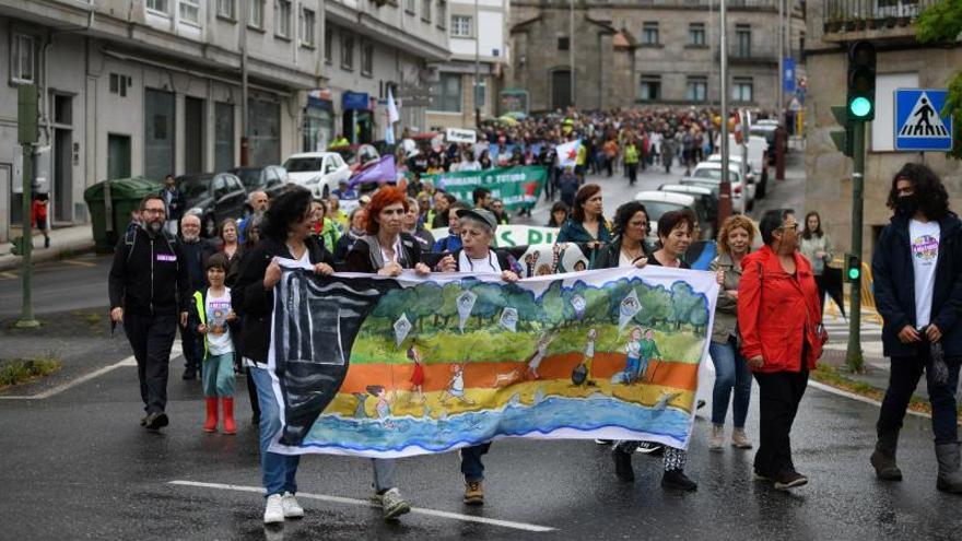 Marcha contra Ence del pasado mes de junio. // GUSTAVO SANTOS