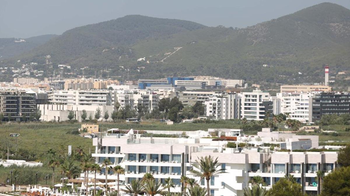 Vista de Ibiza ciudad.